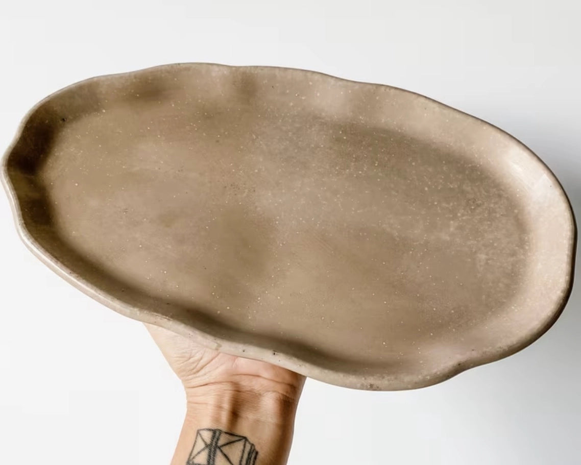 Decorative Oval Tray